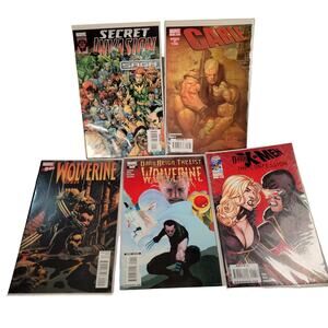5 Bundle Marvel Comics Wolverine Xmen Issue #900 Cable Direct Edition 2010